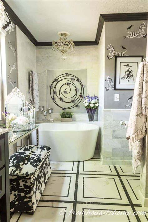 Rustic main bath makeover 15 photos. Eclectic, Deco, Glam Master Bathroom Makeover