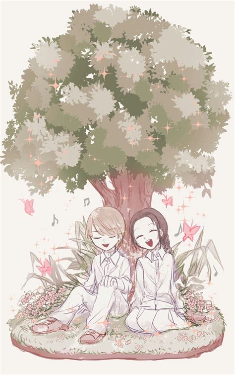 Isabella And Leslie The Promised Neverland Neverland Neverland Art