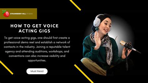 How To Get Voice Acting Gigs A Step By Step Guide