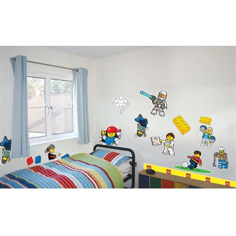 Lego Classic Wall Stickers Official New 25 Pieces Room Decor Ebay