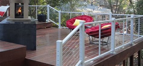The a200 series offers a sleek railing design engineered for easy installation, increased durability, and design customization. RailingWorks® Aluminum and Stainless Steel Cable Railings | Cable railing, Stainless steel cable ...