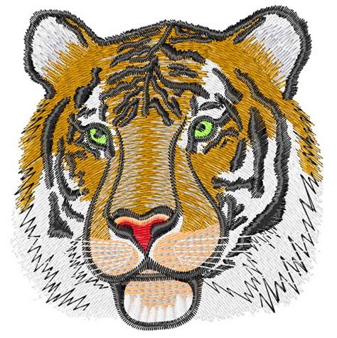 Embroidery Patterns Embroidery Design Tiger Head 308 Inches H X 298