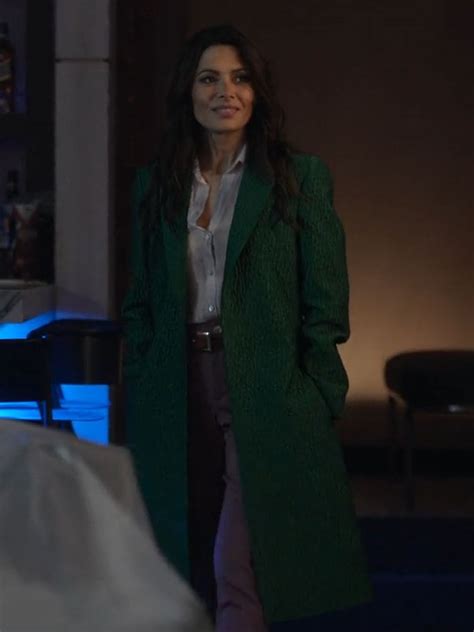 Order Sexlife S02 Sarah Shahi Green Coat Jacket Hub