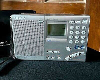 Sony Icf Sw Gr Am Fm Shortwave World Band Receiver Radio Synthesized Sw Mw Lw