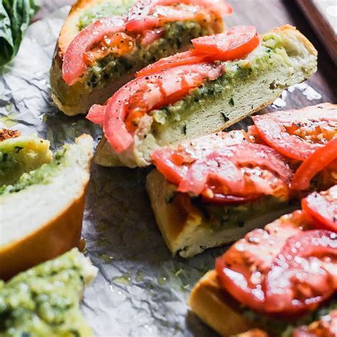 Caprese Herb Garlic Bread Recipe Sur La Table