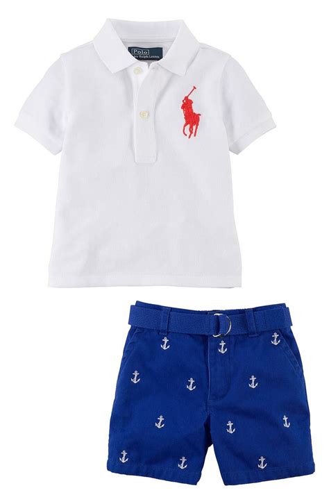 Ralph Lauren Polo And Shorts Baby Boys Nordstrom