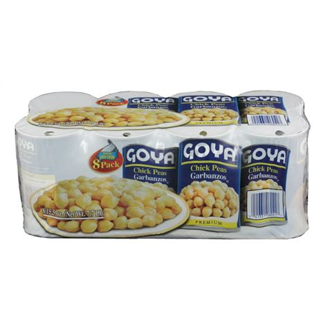 Goya Chick Peas 8 Pack 155 Oz