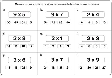 Repasar La Multiplicaci N Fichas Y Tablas De Multiplicar