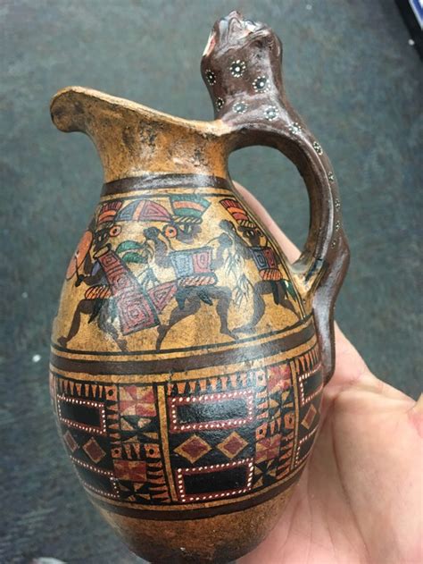 Inca Pottery Jug Antiques Board