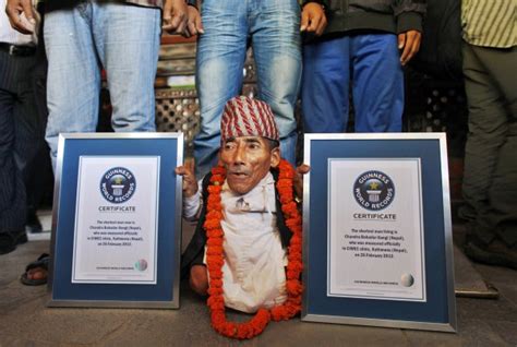 Nepalese Man 72 Declared Shortest Person Ever — Bangor Daily News