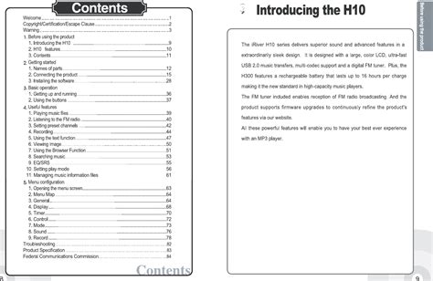 Iriver H10 Multi Code Juke Box User Manual Users Manual 2