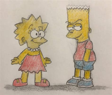 Lisa And Bart By Jjsponge120 On Deviantart