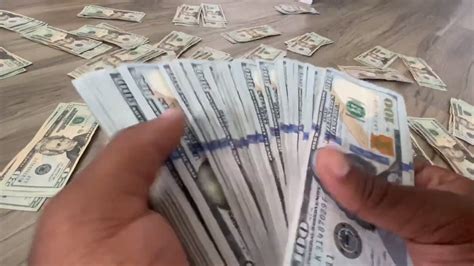 Asmr Hype Counting Money Over 13000 Cash Motivational 💰 Youtube