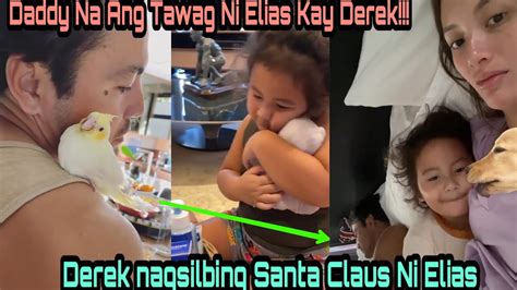 Naging Santa Claus Ng Anak Ni Ellen Adarna At John Lloyd Cruz Si Derek
