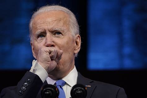 Joe Biden admits to having a 'bit of a cold' after Monday 