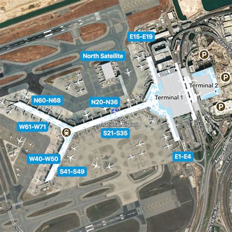 Hong Kong Airport Map Hkg Terminal Guide
