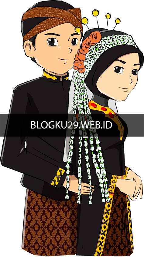 Gambar Kartun Pernikahan Adat Jawa Adzka