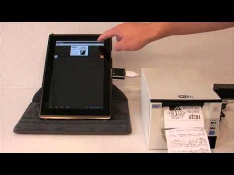 Put your printer into bluetooth pairing mode. Android Tablet prints receipt - USB - STAR FVP10U Vocal ...
