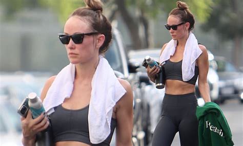 Olivia Wilde Puts Her Toned Abs Front And Center After Hitting The Gym