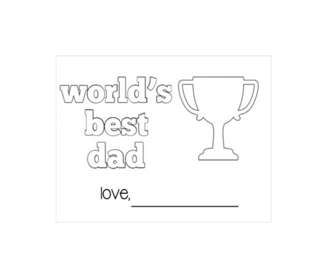 Free Printable Fathers Day Cards For Kids To Give To Dad Kids