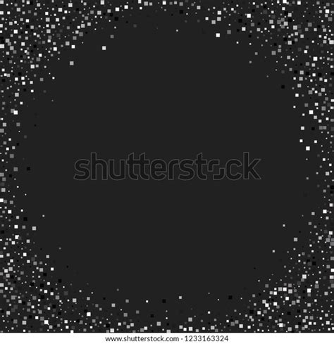 Silver Squares On Black Background Shiny Stock Vector Royalty Free