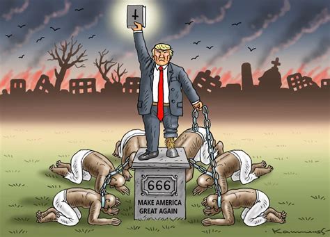 Messiah Trump Cartoon Movement