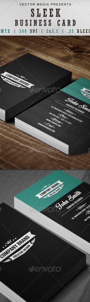 Sleek Business Card Vol2 By Vectormedia Graphicriver