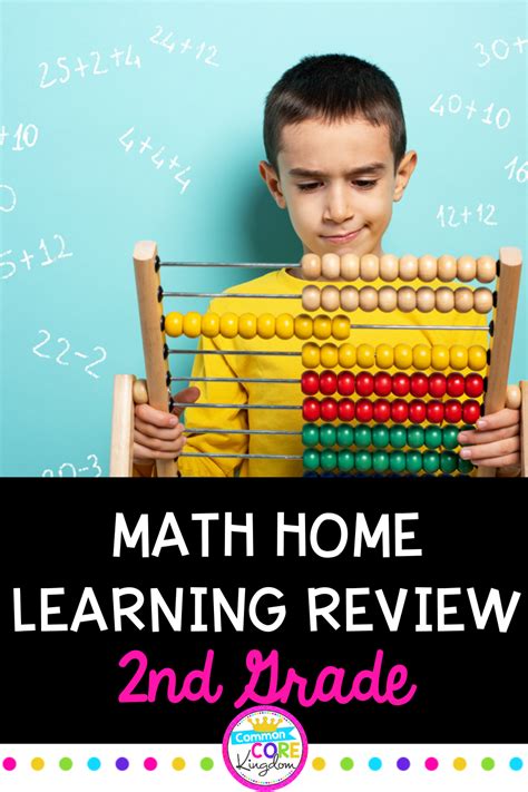 Math Review 3 Week Home Learning Packet For 2nd Grade Math Review