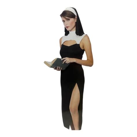 adult ladies nun costume sister act fancy dress religious womens outfit £14 99 picclick uk