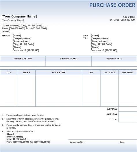 Purchase Orders And Invoices Invoice Template Ideas