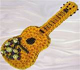 Images of Guitar Flowers Funeral