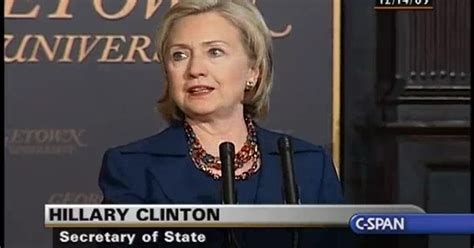 Secretary Hillary Clinton On Human Rights C