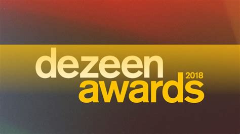 Early Entry Discount For Dezeen Awards Ends Tomorrow