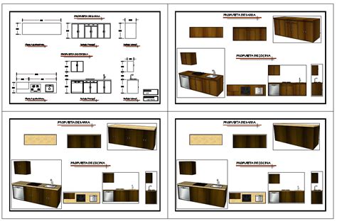 Cabinet construction basics like details of the box, door, drawers and hardware are covered here at decora. Kitchen cabinet detail drawing - Cadbull