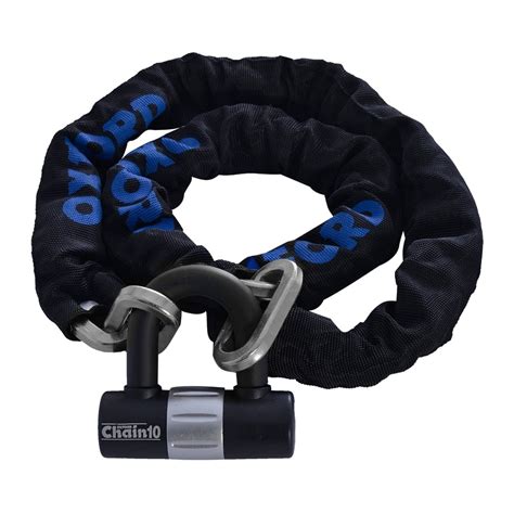 The chain on your motorcycle goes through a lot. Oxford LK144 high security bike chain lock @ The eBike Store