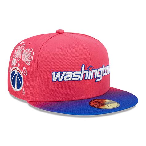 Official New Era Nba Authentics City Edition Washington Wizards Pink