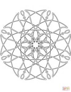 Supercoloring.com is a super fun for all ages: Abstract Mandala coloring page | Free Printable Coloring Pages