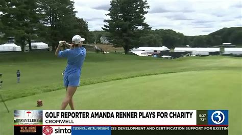 Cbs Golf Reporter Amanda Renner Plays For Charity Youtube
