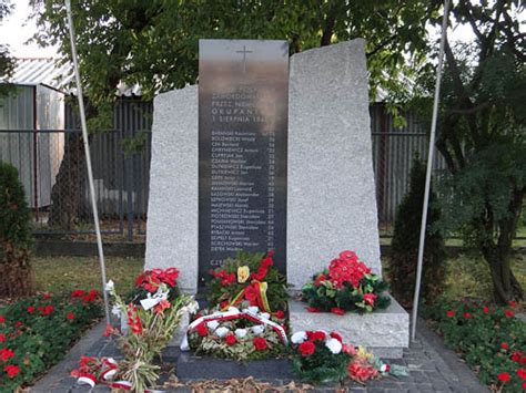 Memorial Victims First Day Warsaw Uprising Warszawa