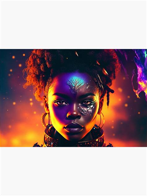 Afrofuturism Art Photographic Print For Sale By Midjourneymen Redbubble