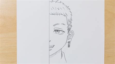 Desenho De Anime Fácil Como Desenhar Metade Do Rosto Mitsuya Takashi