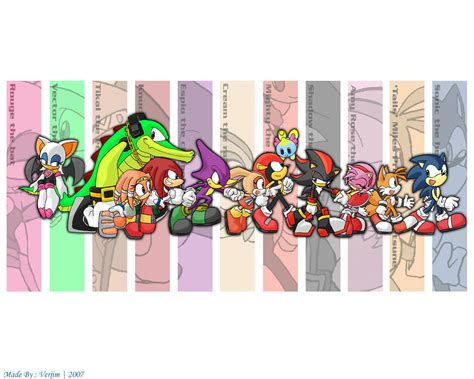 Sonic And Friends Sonic And Friends Photo 20466215 Fanpop
