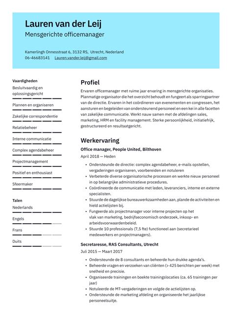 Randstad Cv Voorbeelden And Schrijftips 2024 Gratis Download