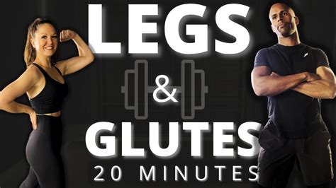 20 MINUTE LEGS AND GLUTES DUMBBELL ONLY HOME WORKOUT YouTube