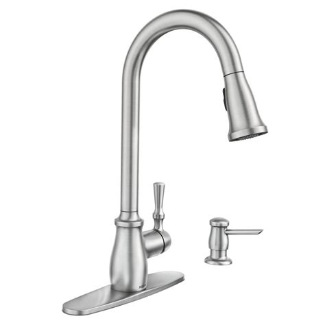 Easy online ordering for the ones who get it done along with 24/7 customer service, free technical support & more. MOEN Fieldstone Single-Handle Pull-Down Sprayer Kitchen ...