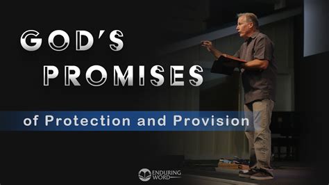 Gods Promises Of Protection And Provision Youtube