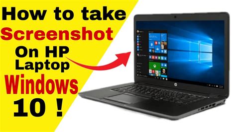 How To Take A Screenshot On Windows 10 Hp Laptop Hwia