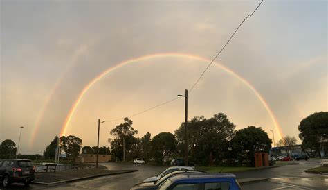 Full Double Rainbow Sorry For Poor Pano Rmelbourne