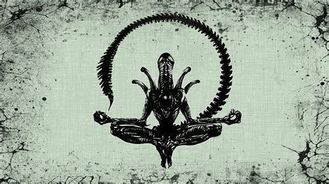 Posterhouzz Movie Alien Xenomorph Meditation Hd Wallpaper Background