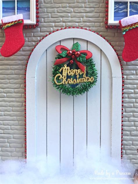 Pass the rope through the eye of the hook after doubling it to six inches. How to Create Your Own Tiny Elf Door Tutorial
